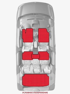 ЭВА коврики «Queen Lux» комплект для Ford Model T