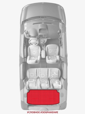 ЭВА коврики «Queen Lux» багажник для Peugeot 806